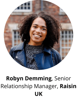 Robyn Demming, Senior Relationship Manager, Raisin UK