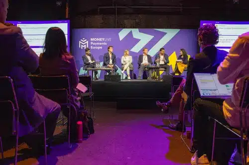 MoneyLIVE Payments - panel discussion on stage