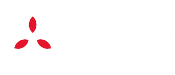 Saffron Building Society logo (white)